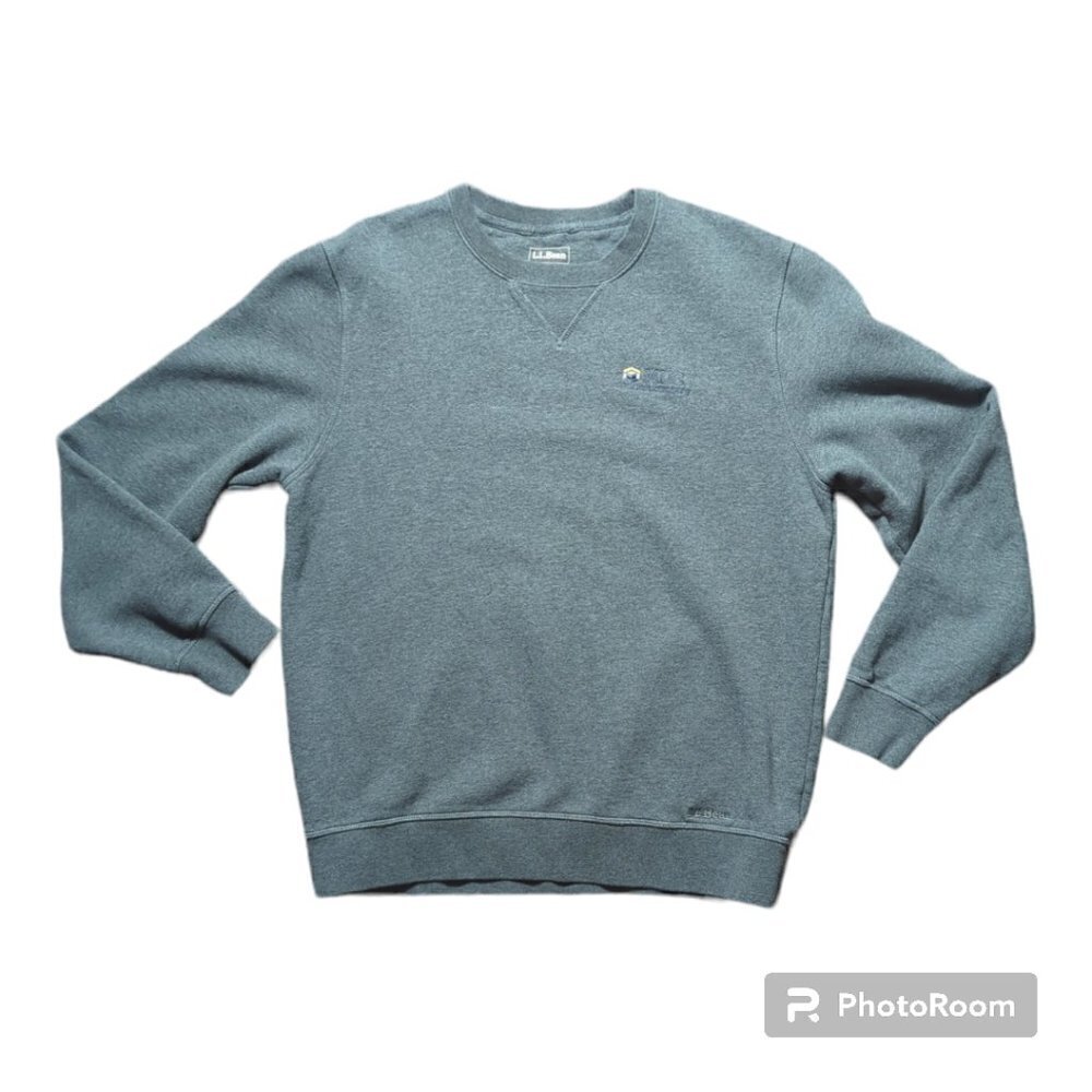 L.L. Bean Sweat Shirt Size M Medium Color Gray